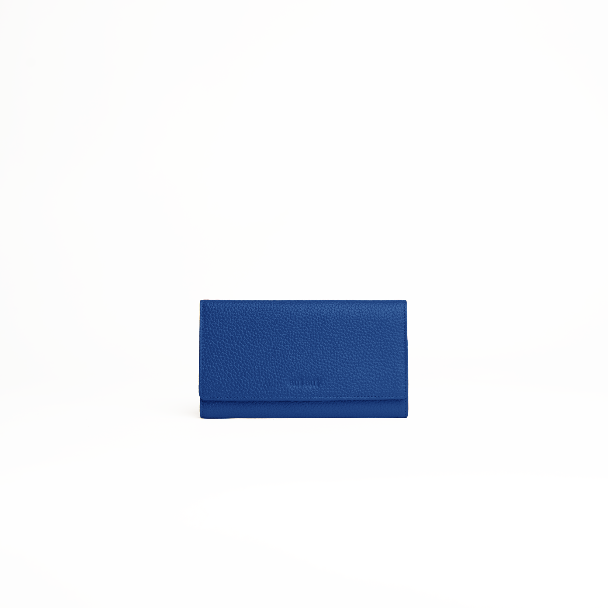 Astuccio porta gioie/gioielli in pelle martellata colore blu elettrico Aut Aut Studio – vista interna