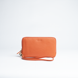 MILANO #456 LARGE PORTAFOGLIO IN PELLE MARTELLATA CON CINTURINO DA POLSO