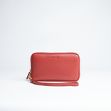 MILANO #456 LARGE PORTAFOGLIO IN PELLE MARTELLATA CON CINTURINO DA POLSO