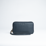 MILANO #456 LARGE PORTAFOGLIO IN PELLE MARTELLATA CON CINTURINO DA POLSO