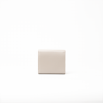 Portafoglio in pelle saffiano colore avorio artigianale donna protezione RFID Aut Aut Studio – vista retro