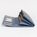 SCONTO 20% - MILANO #425 PORTAFOGLIO IN PELLE MARTELLATA CON LOGO DORATO