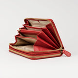 MILANO #383 MAXI PORTAFOGLIO IN PELLE MARTELLATA 2-ZIP AROUND