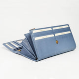 SCONTO 20% - MILANO #425 PORTAFOGLIO IN PELLE MARTELLATA CON LOGO DORATO