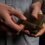 CARGO #2003 PORTA CARTE DI CREDITO/BIGLIETTI DA VISITA IN PELLE LISCIA CON ELASTICO