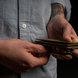 CARGO #2003 PORTA CARTE DI CREDITO/BIGLIETTI DA VISITA IN PELLE LISCIA CON ELASTICO