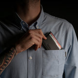 CARGO #2005  PORTA CARTE DI CREDITO IN PELLE