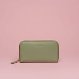 FREEDA #460 PORTACHIAVI IN PELLE LISCIA CON ZIP