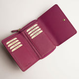 SCONTO 20% - MILANO #442 MIDI PORTAFOGLIO IN PELLE MARTELLATA CON LOGO DORATO