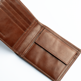 THE OAK #1098 MINI BILLETERA DE PIEL - PROTECCIÓN RFID INTEGRADA