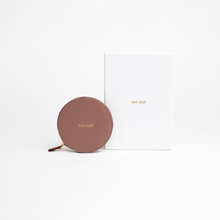 Load image into Gallery viewer, ROUND LEATHER COIN PURSE