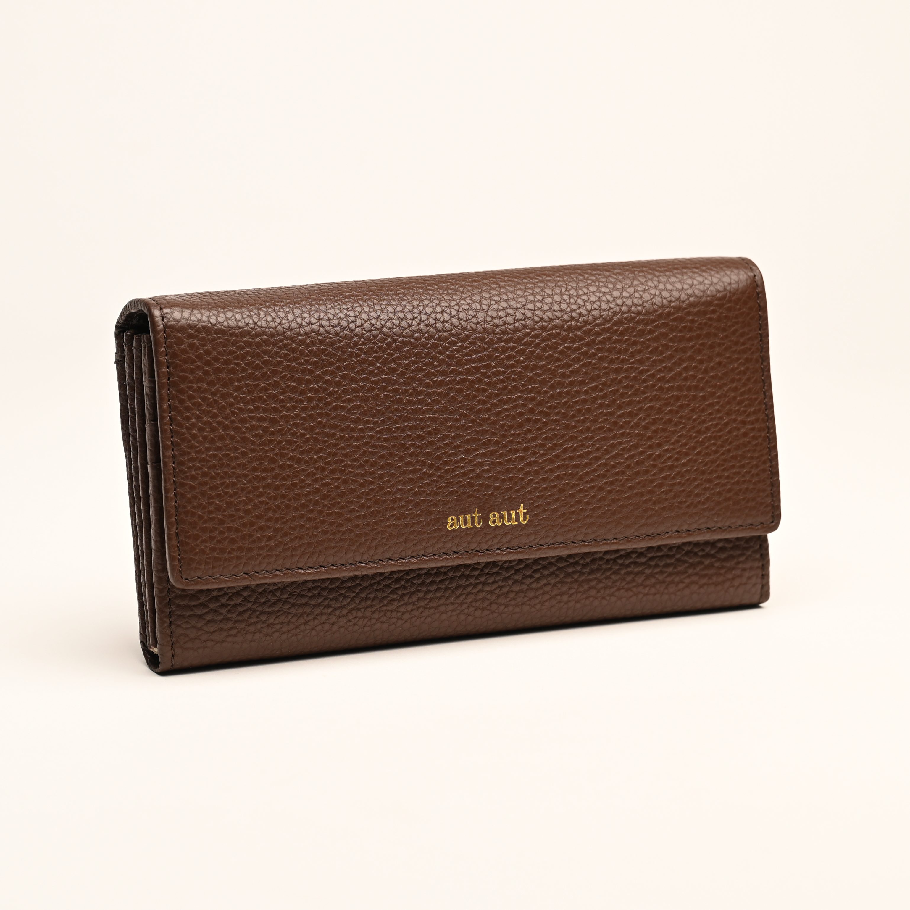 20% OFF - MILANO #425 LEATHER WALLET WITH GOLD LOGO