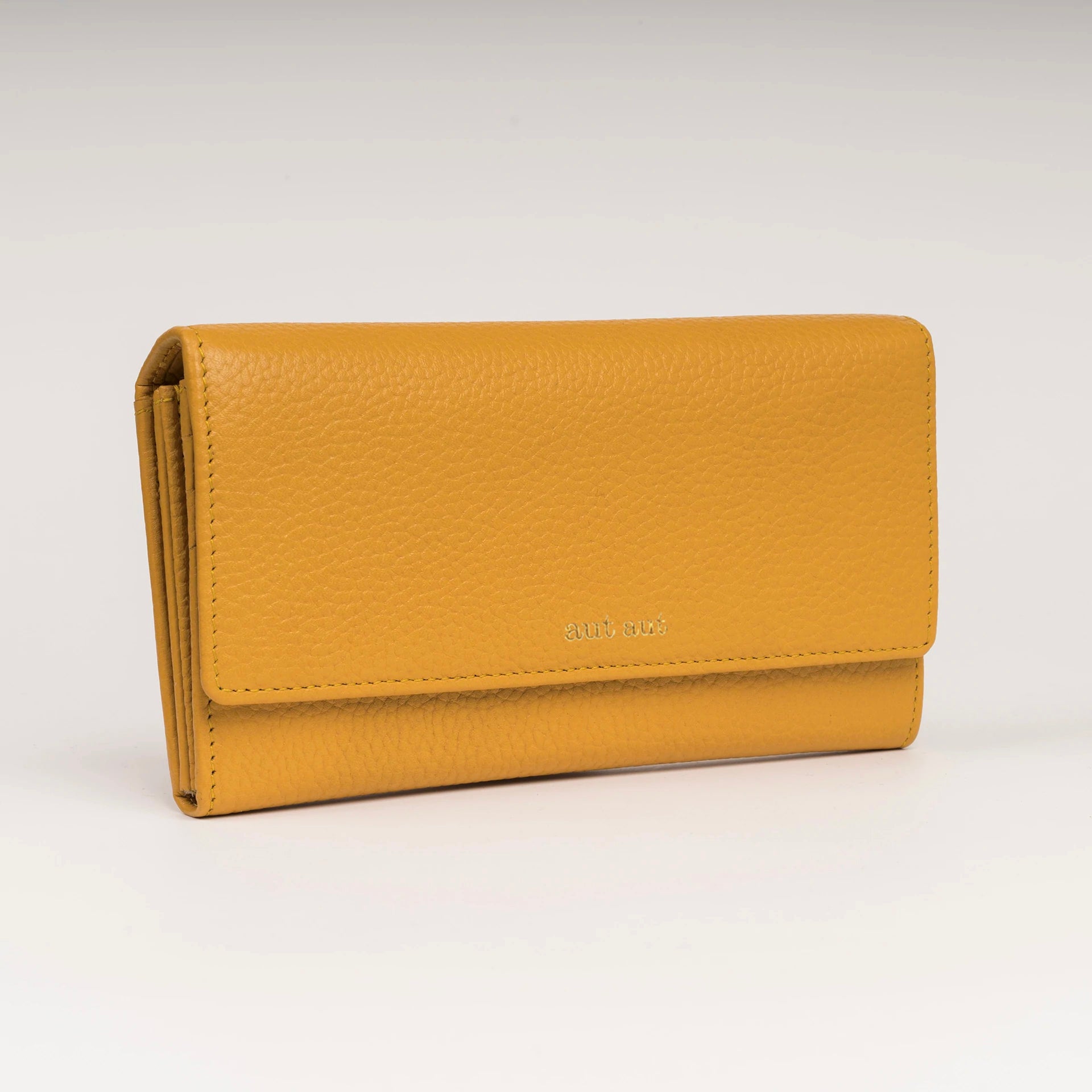 20% OFF - MILANO #425 LEATHER WALLET WITH GOLD LOGO