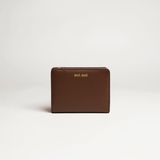 20% OFF - MILANO #448 MINI WALLET IN LEATHER WITH GOLD LOGO