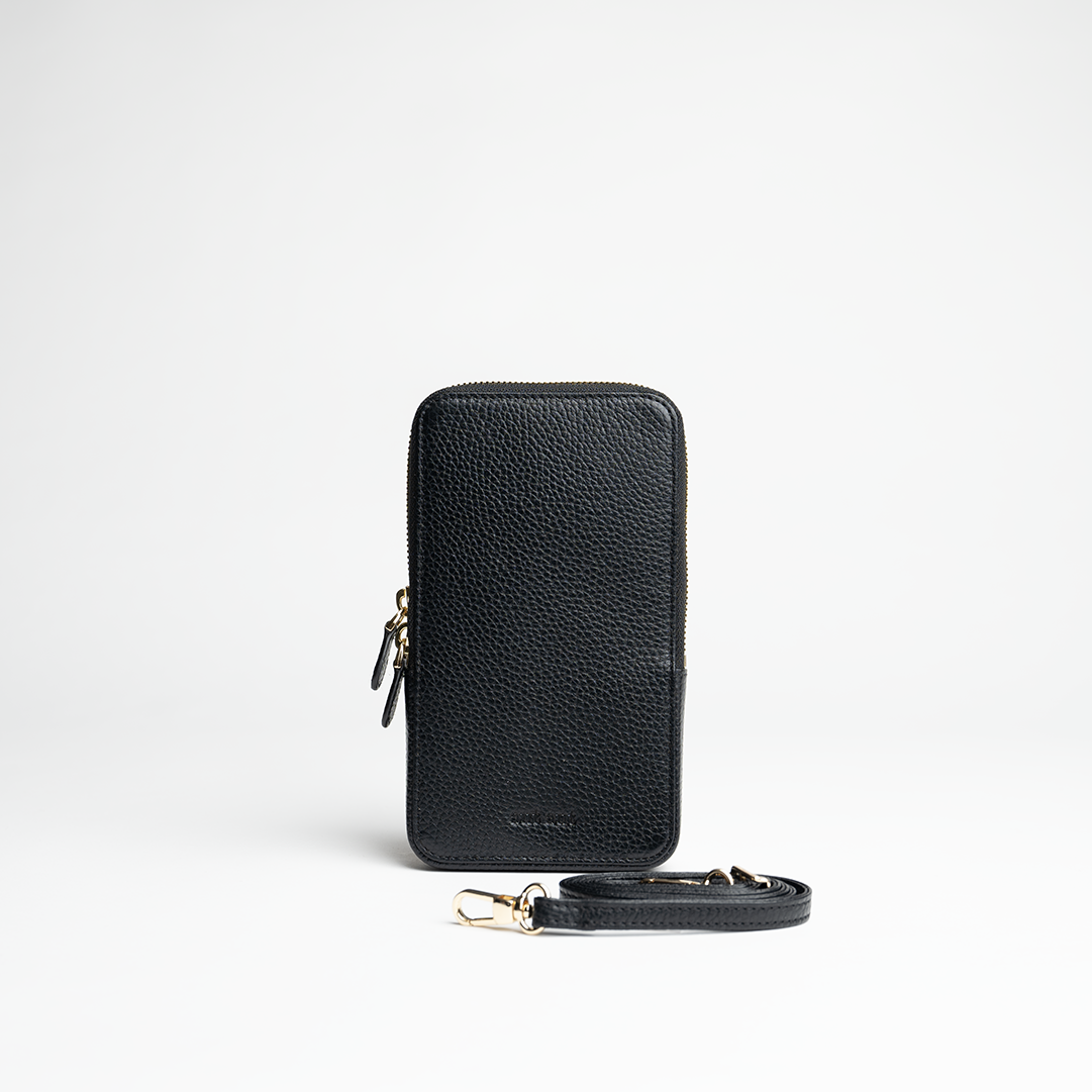 MILANO #462 SMARTPHONE/DOCUMENTS/TRAVEL CARD HOLDER IN GRAINED LEATHER - 30% OFF