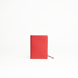 Tasconcino porta carte in pelle liscia colore rosso Aut Aut Studio – vista frontale