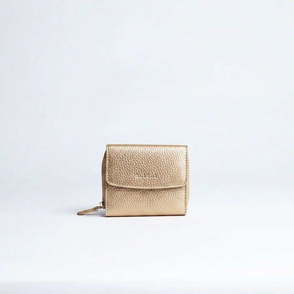 Mini Portafoglio Donna in Pelle Martellata MILANO #454