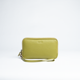 MILANO #456 GROSSE GELDBÖRSE AUS GEHÄMMTEM LEDER MIT HANDGELENKRIEMEN