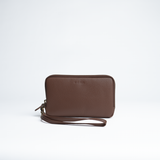 MILANO #456 GROSSE GELDBÖRSE AUS GEHÄMMTEM LEDER MIT HANDGELENKRIEMEN