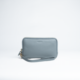 MILANO #456 GROSSE GELDBÖRSE AUS GEHÄMMTEM LEDER MIT HANDGELENKRIEMEN