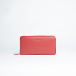 Portafoglio in pelle morbida colore rosso donna Aut Aut Studio – vista interno
