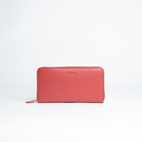 Portafoglio in pelle morbida colore rosso donna Aut Aut Studio – vista interno