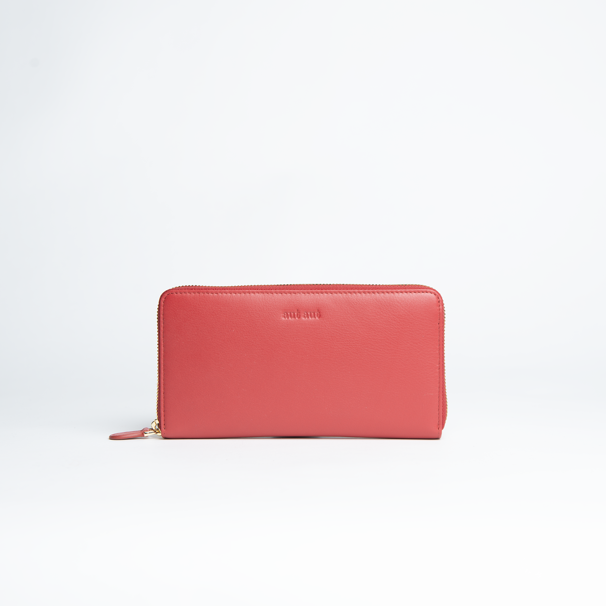 Portafoglio in pelle morbida colore rosso donna Aut Aut Studio – vista interno