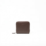Portafoglio saffiano zip-around CHLOE' #449 marrone cioccolato - AUT AUT
