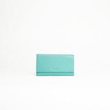 Astuccio porta gioie/gioielli in pelle martellata colore azzurro acqua Aut Aut Studio – vista interna