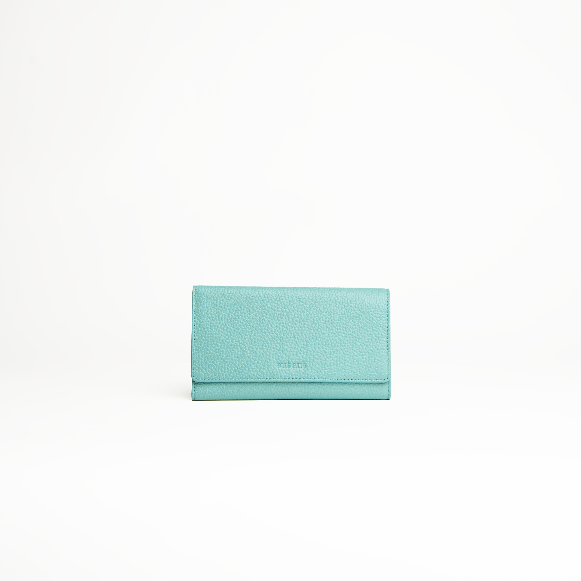 Astuccio porta gioie/gioielli in pelle martellata colore azzurro acqua Aut Aut Studio – vista interna