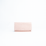 Astuccio porta gioie/gioielli in pelle martellata colore rosa cipria Aut Aut Studio – vista frontale