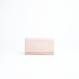 Astuccio porta gioie/gioielli in pelle martellata colore rosa cipria Aut Aut Studio – vista frontale