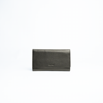 Astuccio porta gioie/gioielli in pelle martellata colore nero Aut Aut Studio – vista frontale
