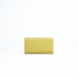 Astuccio porta gioie/gioielli in pelle martellata colore verde oliva Aut Aut Studio – vista frontale