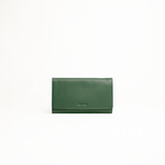Astuccio porta gioie/gioielli in pelle martellata colore verde Aut Aut Studio – vista frontale