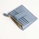 Porta carte in pelle martellata colore glicine uomo/donna Aut Aut Studio – vista dall'alto