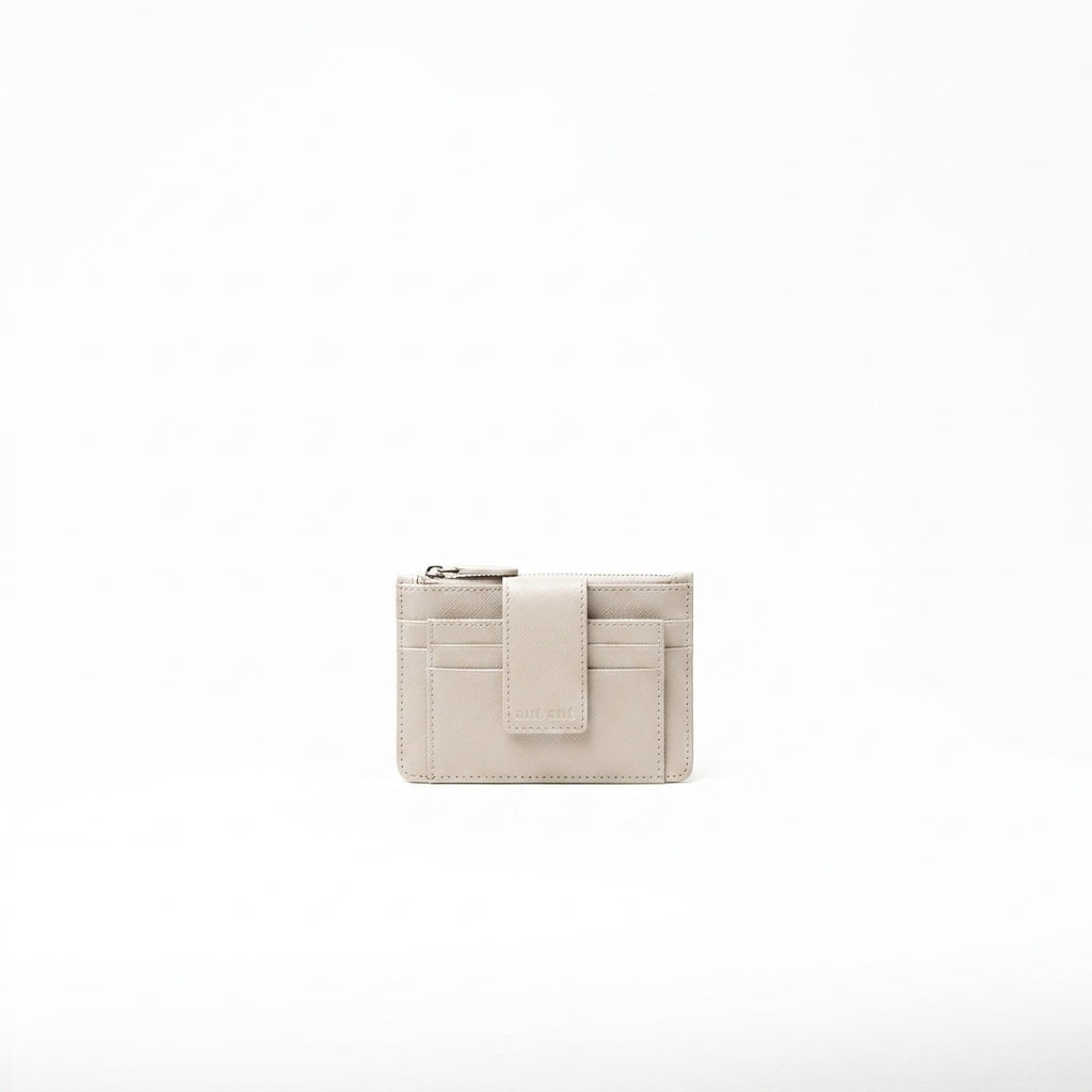 Porta carte in saffiano colore avorio uomo/donna protezione RFID Aut Aut Studio 