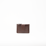 Porta carte in saffiano colore marrone cioccolato uomo/donna protezione RFID Aut Aut Studio