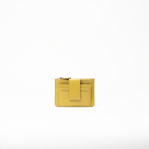 Porta carte in saffiano colore oliva uomo/donna protezione RFID Aut Aut Studio 