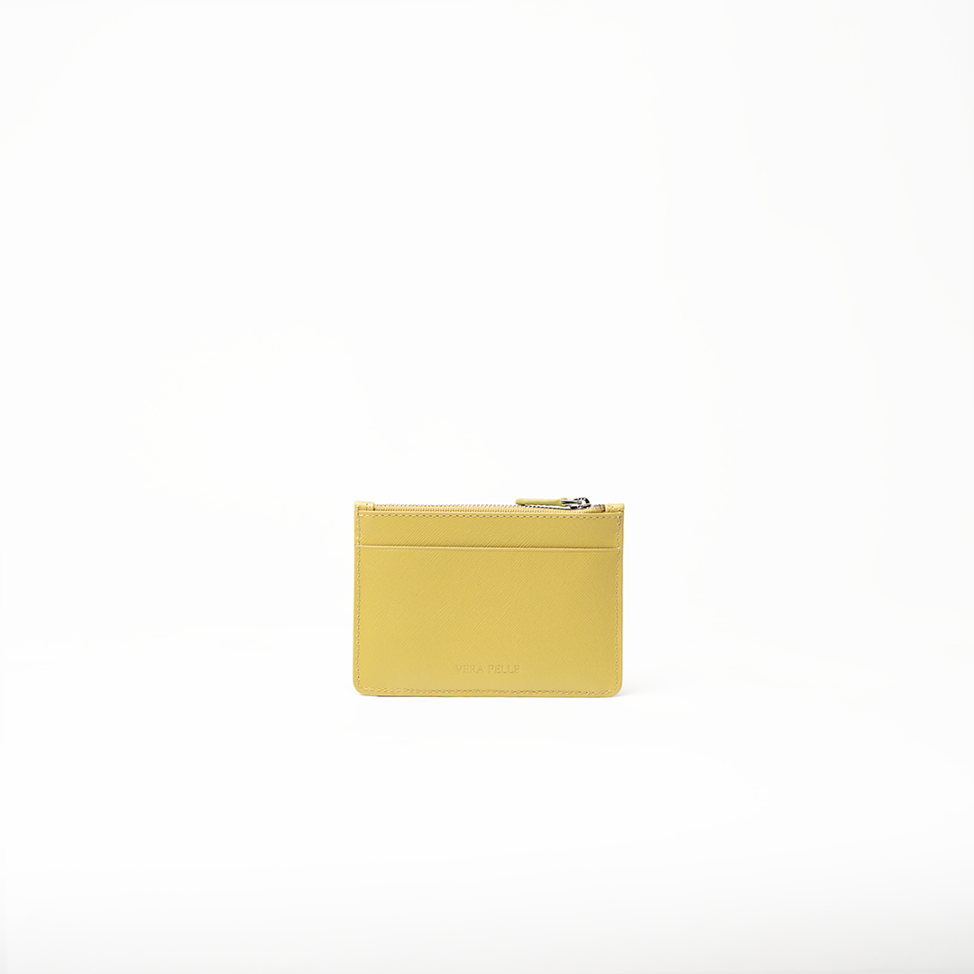 Porta carte in saffiano colore oliva uomo/donna protezione RFID Aut Aut Studio