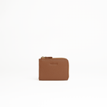 Portachiavi in pelle martellata camel con porta carte - MILANO #1208 AUT AUT