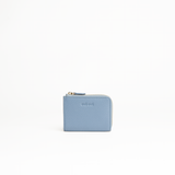 Portachiavi in pelle martellata glicine con porta carte - MILANO #1208 AUT AUT