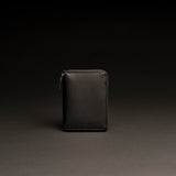 Portafoglio uomo in pelle liscia nero con zip CARGO #2000 - AUT AUT