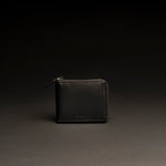 Portafoglio uomo in pelle liscia nero con zip CARGO #2001 - AUT AUT