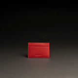 Porta carte di credito in pelle liscia rosso CARGO #2005 - AUT AUT